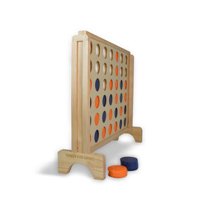Giant Four In A Row Wooden Garden Yard Garden Game