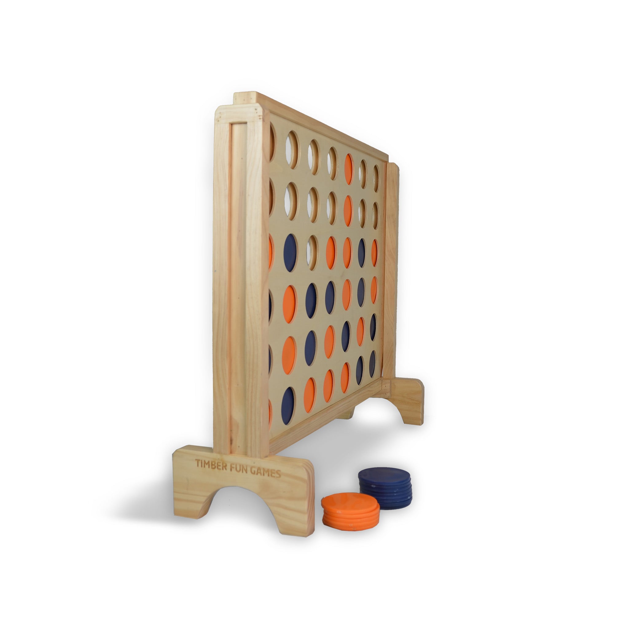 Giant Four In A Row Wooden Garden Yard Garden Game