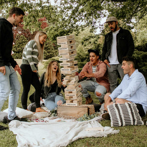 Giant Tumble Tower Jenga Wooden Garden Lawn Game