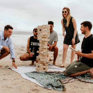 Giant Tumble Tower Jenga Wooden Garden Lawn Game