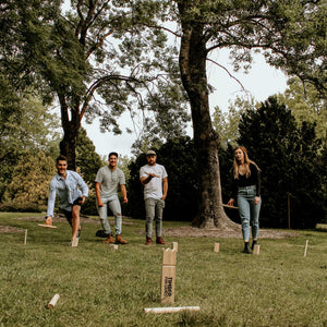 Kubb Viking Chess Wooden Garden Lawn Game