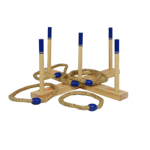 Giant Ring Toss Quoits Wooden Garden Lawn Game