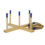 Giant Ring Toss Quoits Wooden Garden Lawn Game