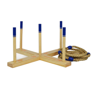 Giant Ring Toss Quoits Wooden Garden Lawn Game