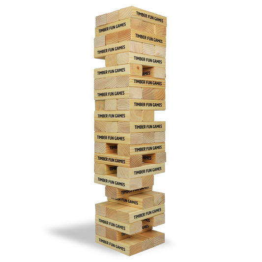 Giant Tumble Tower Jenga Wooden Garden Lawn Game